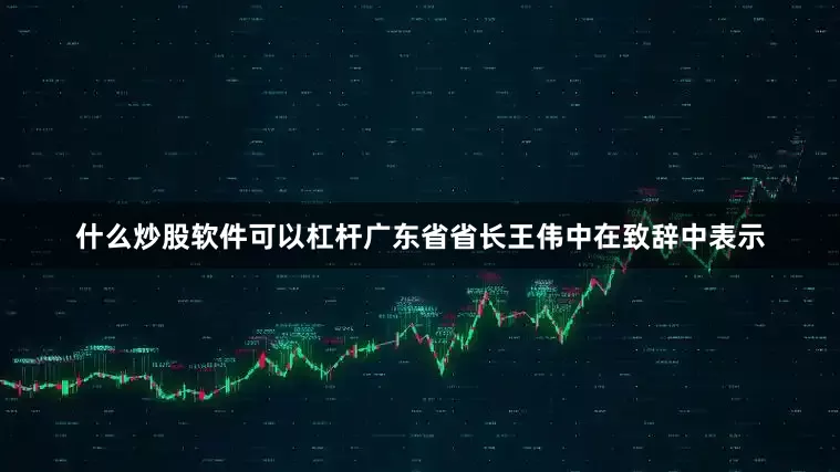 什么炒股软件可以杠杆广东省省长王伟中在致辞中表示