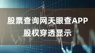 股票查询网天眼查APP股权穿透显示